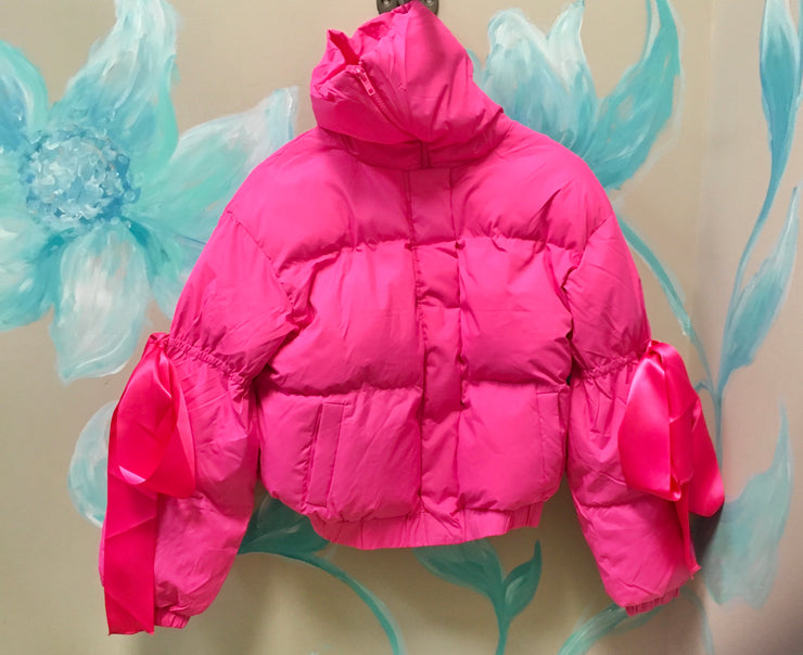 Pink Bow Puffer