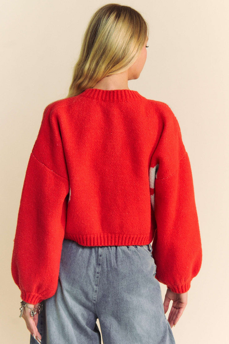 Orange U a Daisy Cardigan