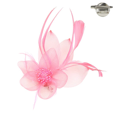 Pink Small Floral Fascinator