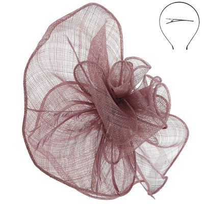 Rose Floral Mesh Fascinator