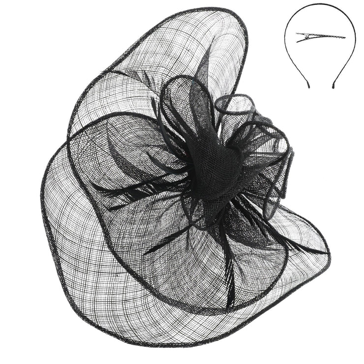 Black Mesh Fascinator