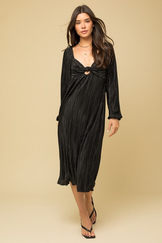 Black Magic Midi Dress