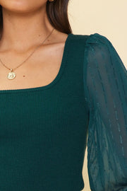 Gemstone Contrast Sleeve