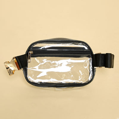 Black Clear Fanny Pack