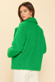 Spearmint Sherpa Jacket
