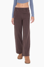 Chocolate Mineral Washed Pants