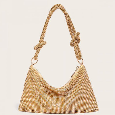 Gold Soft Crystal Bag