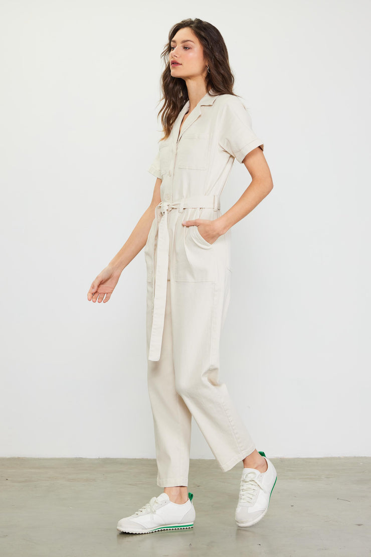 Kendall Natural Utility Jumpsuit