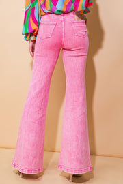 Pink Flare Pants