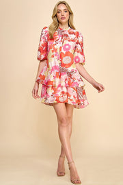 Poppy Pink Floral Mini