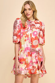 Poppy Pink Floral Mini