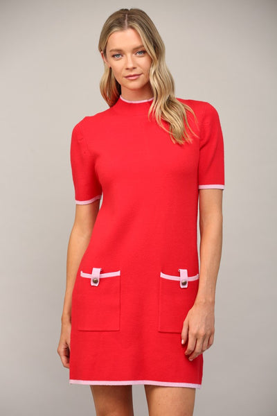 Noel Red Sweater Dress