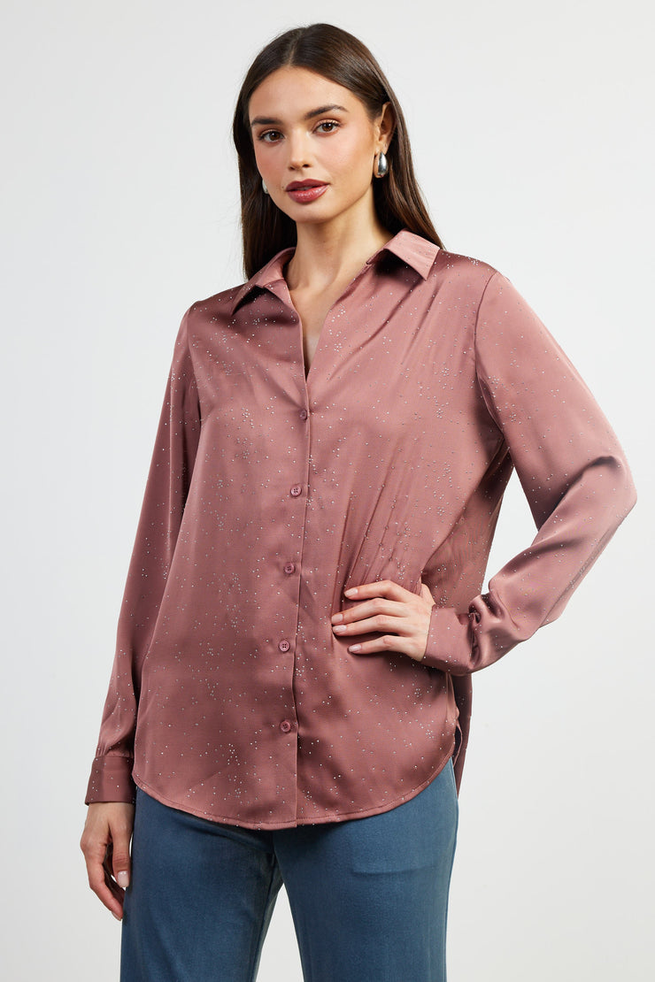 Mauve Starry Night Blouse