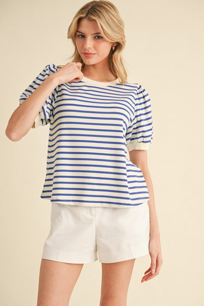 Royal Stripe Top