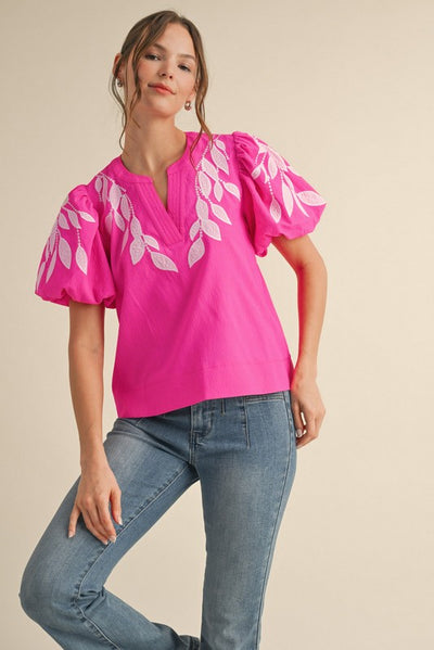 Elise Pink Blouse