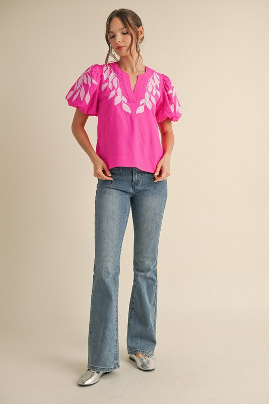 Elise Pink Blouse