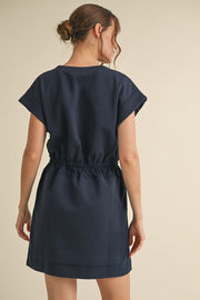 Navy Jersey Dress