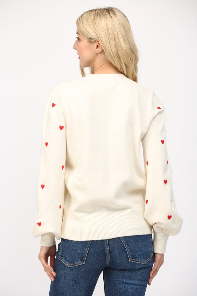 Red Heart Sweater