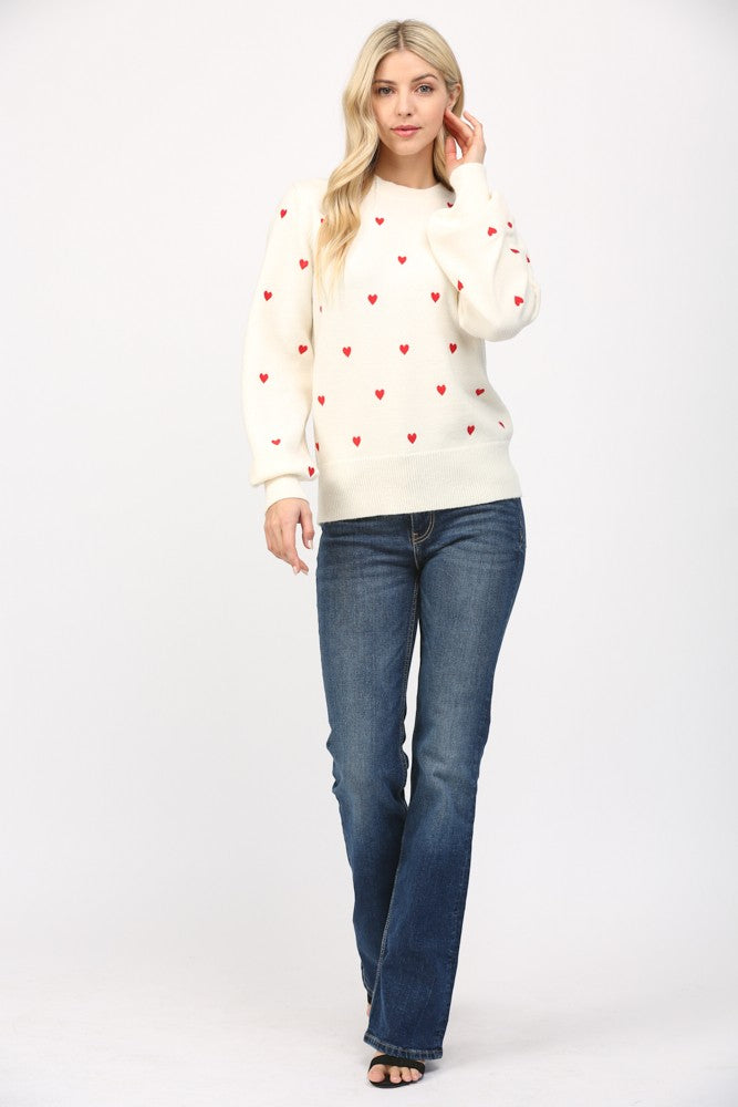 Red Heart Sweater