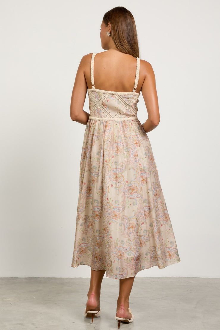 Paisley Halter Midi