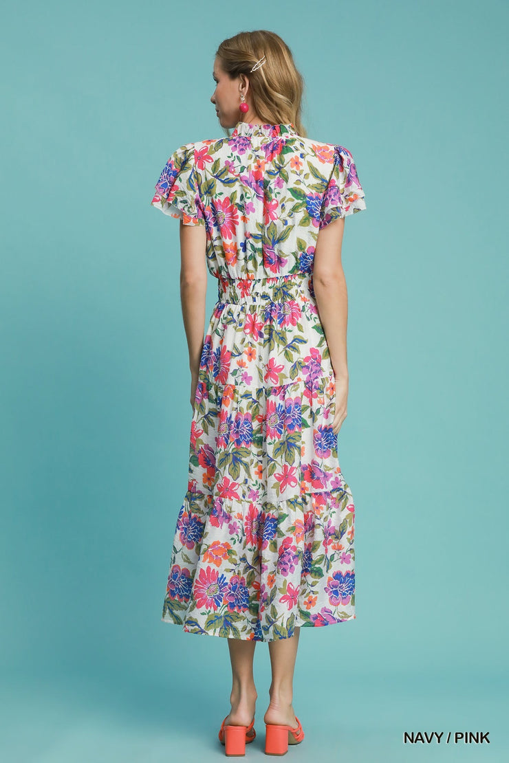 Allison Floral Midi