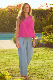 Delicious Pink Lace Top