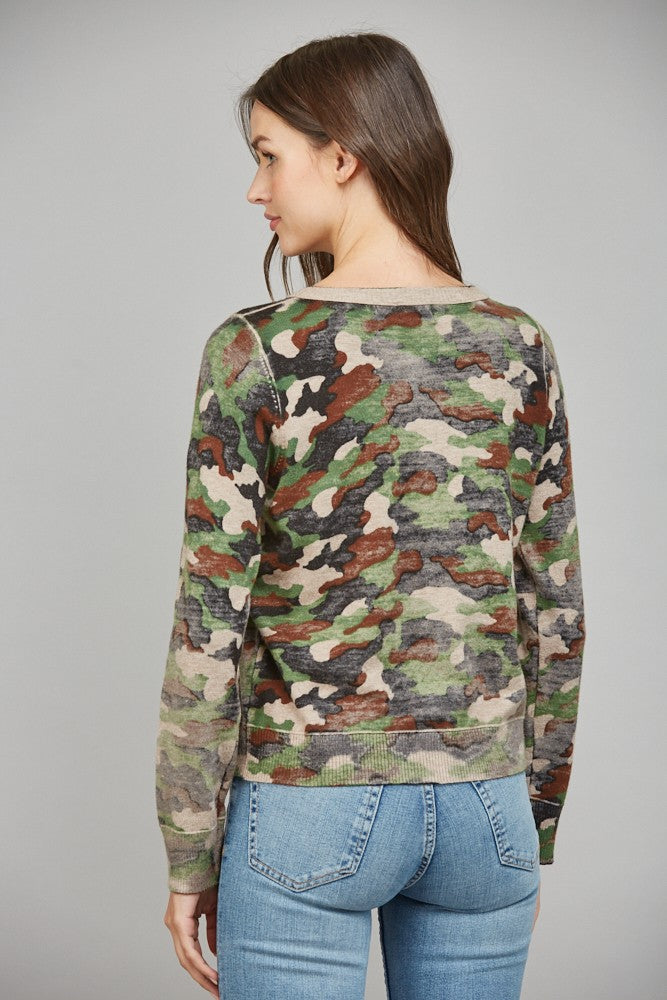 Camo Cardigan