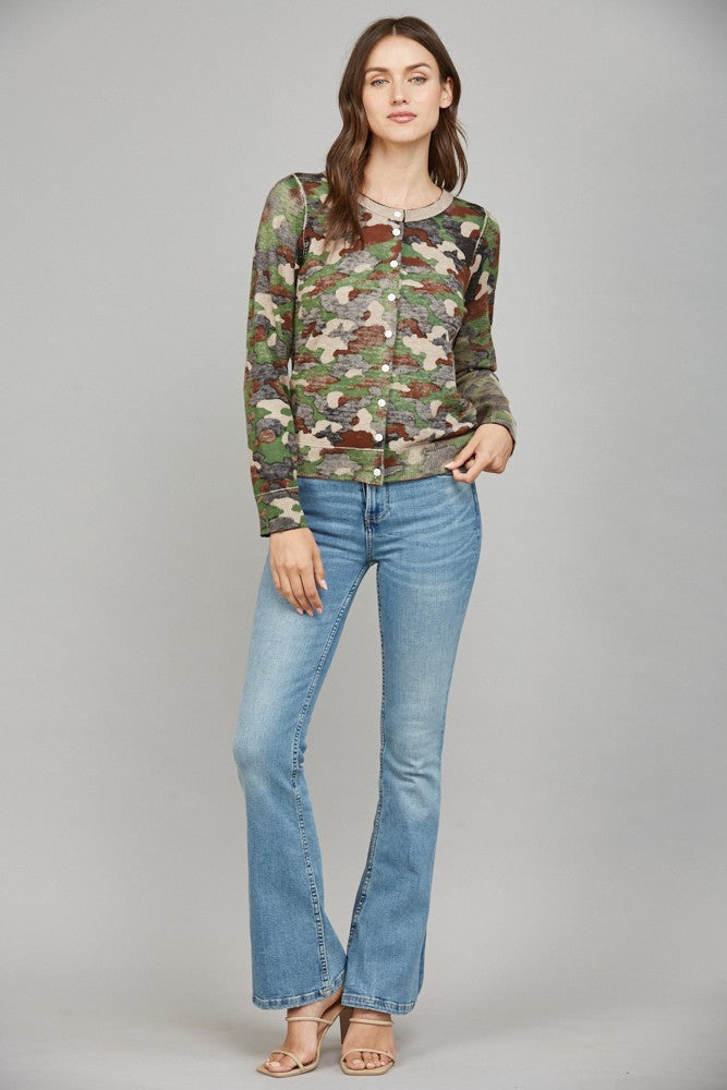 Camo Cardigan