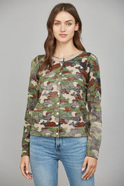 Camo Cardigan