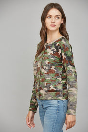 Camo Cardigan