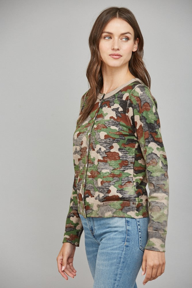 Camo Cardigan