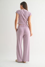 Purple Mist Wide Leg Pant