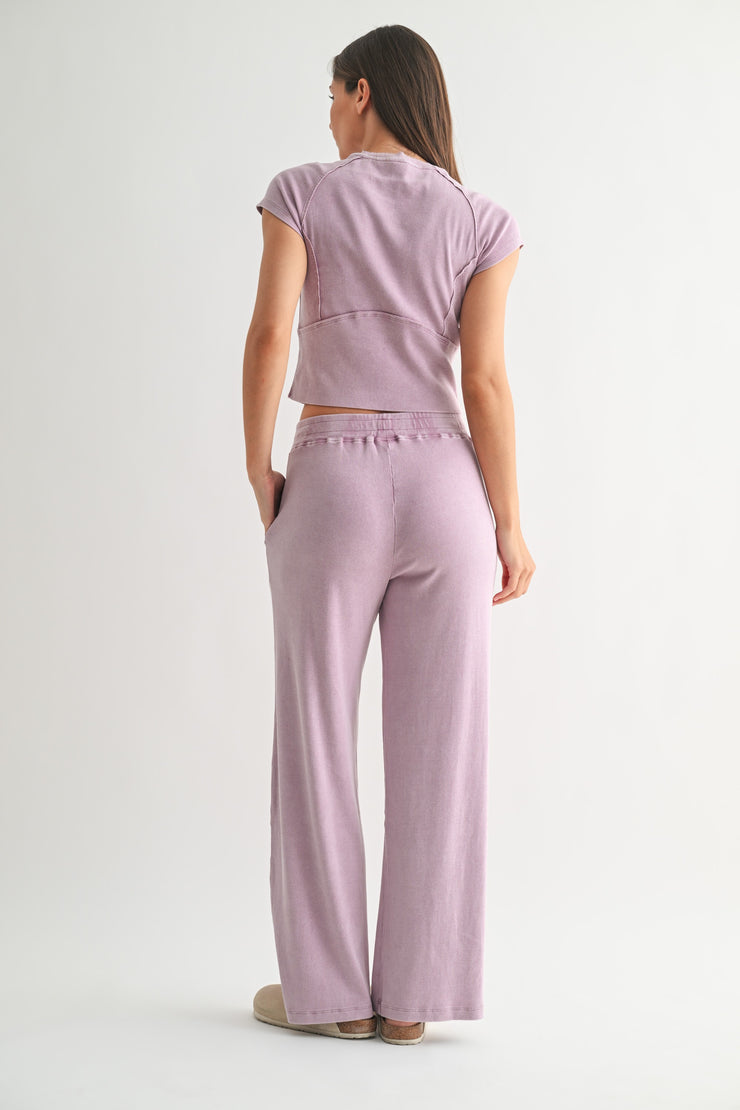 Purple Mist Wide Leg Pant