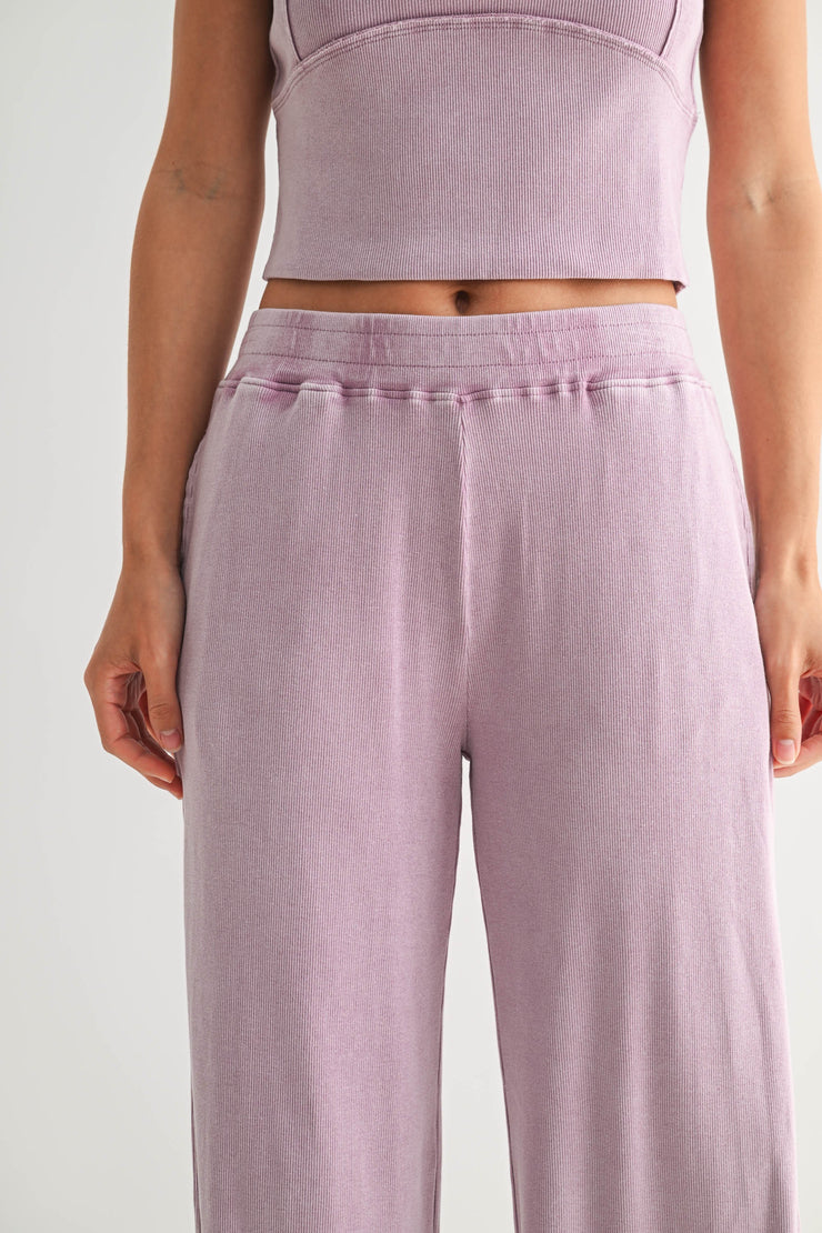 Purple Mist Wide Leg Pant