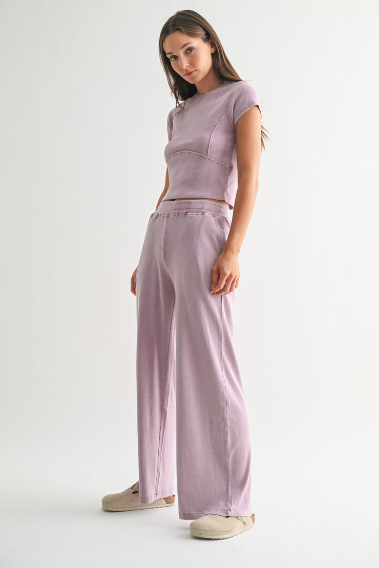 Purple Mist Wide Leg Pant