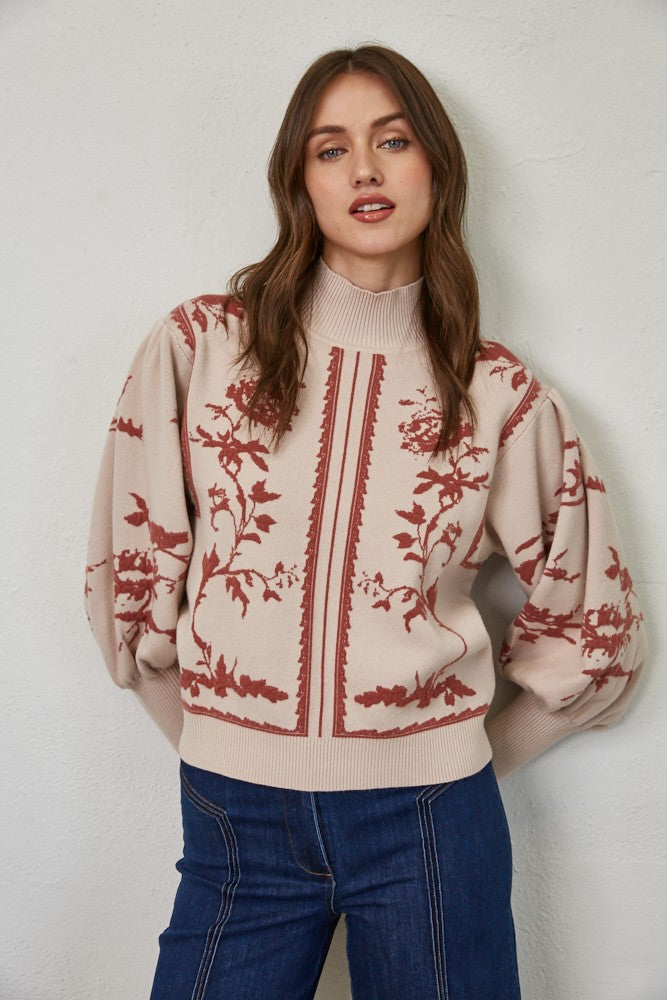 Dramatic Mauve Sweater