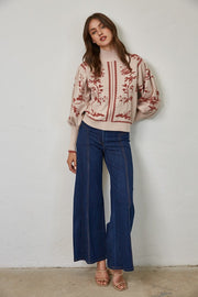 Dramatic Mauve Sweater
