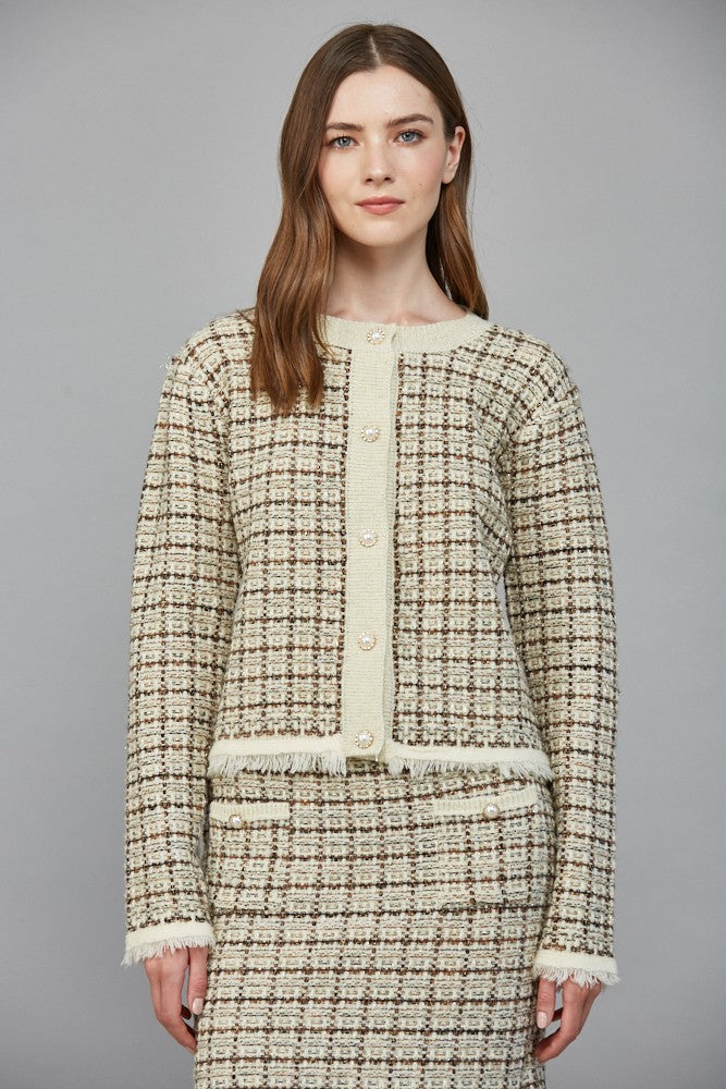 Tweed Cardigan