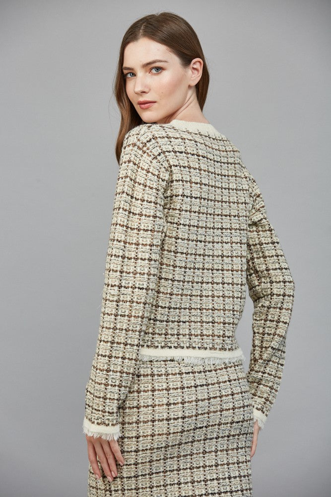 Tweed Cardigan