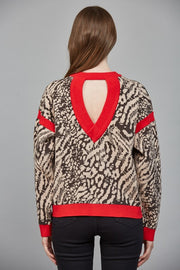 Animal Print With Red Trim
