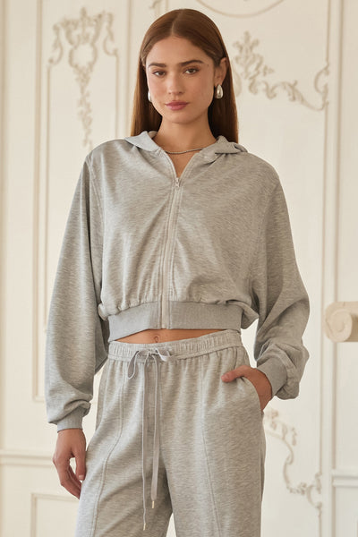 Heather Hooded Jacket