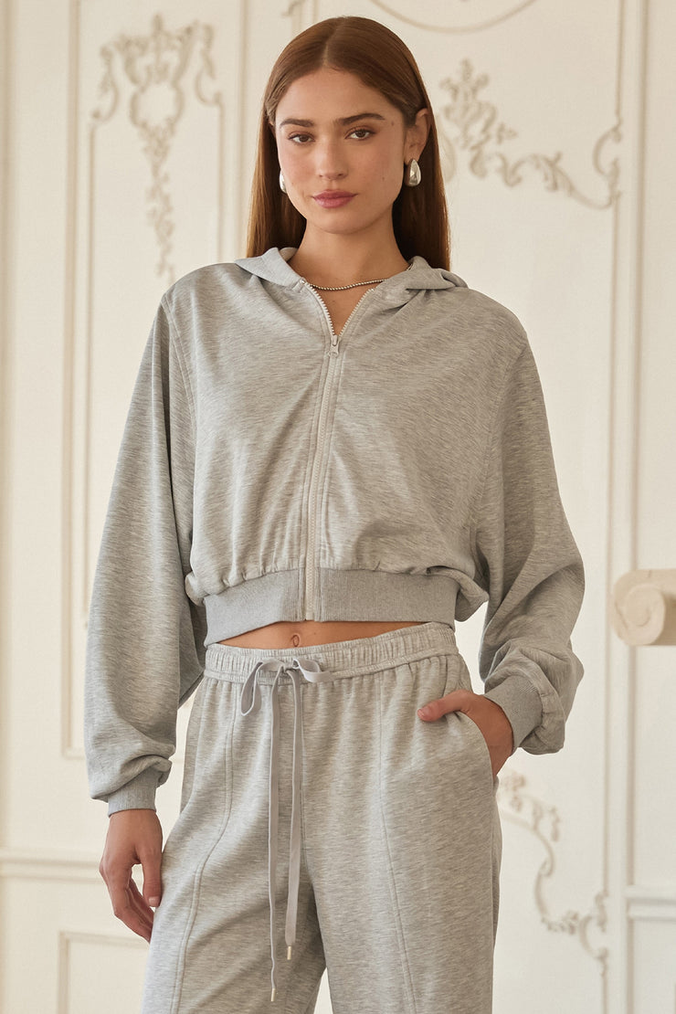 Heather Hooded Jacket