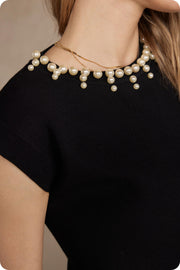 Pearl Jeweled Top