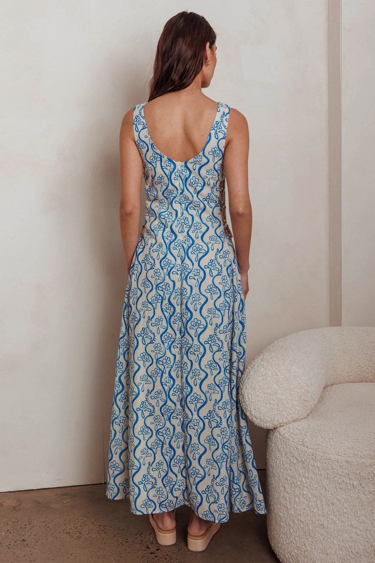 Three Rings Floral Maxi