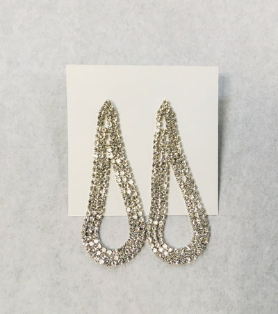 Crystal Teardrop Earrings