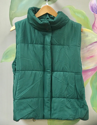 Hunter Green Puffer Vest