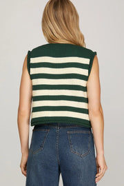 Geneva Stripe Vest