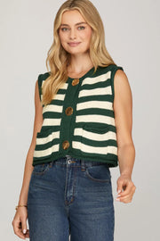 Geneva Stripe Vest
