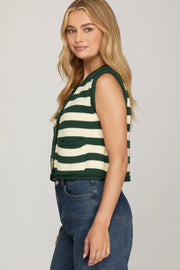 Geneva Stripe Vest