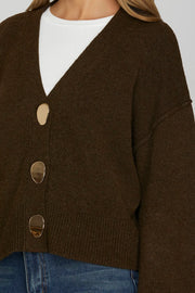 Cozy Brown Cardigan